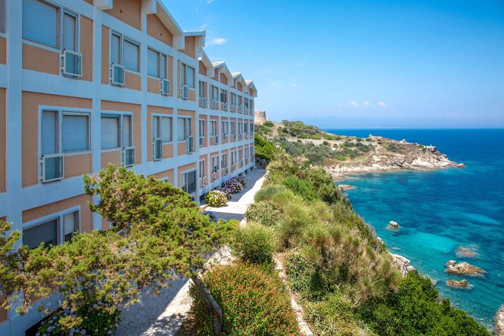 la vista sul mare dal residence